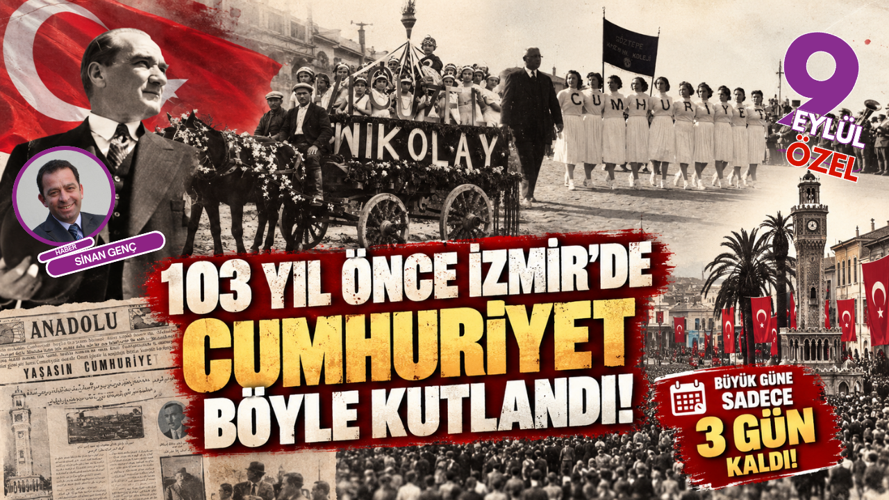 103 yıl önce Cumhuriyet İzmir'de böyle kutlanmıştı!