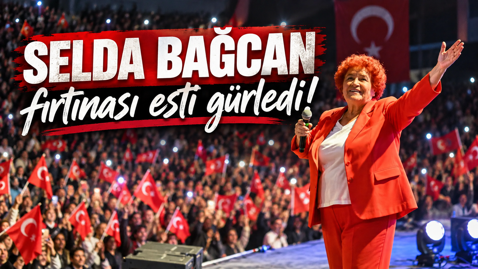 Selda Bağcan fırtınası esti gürledi!