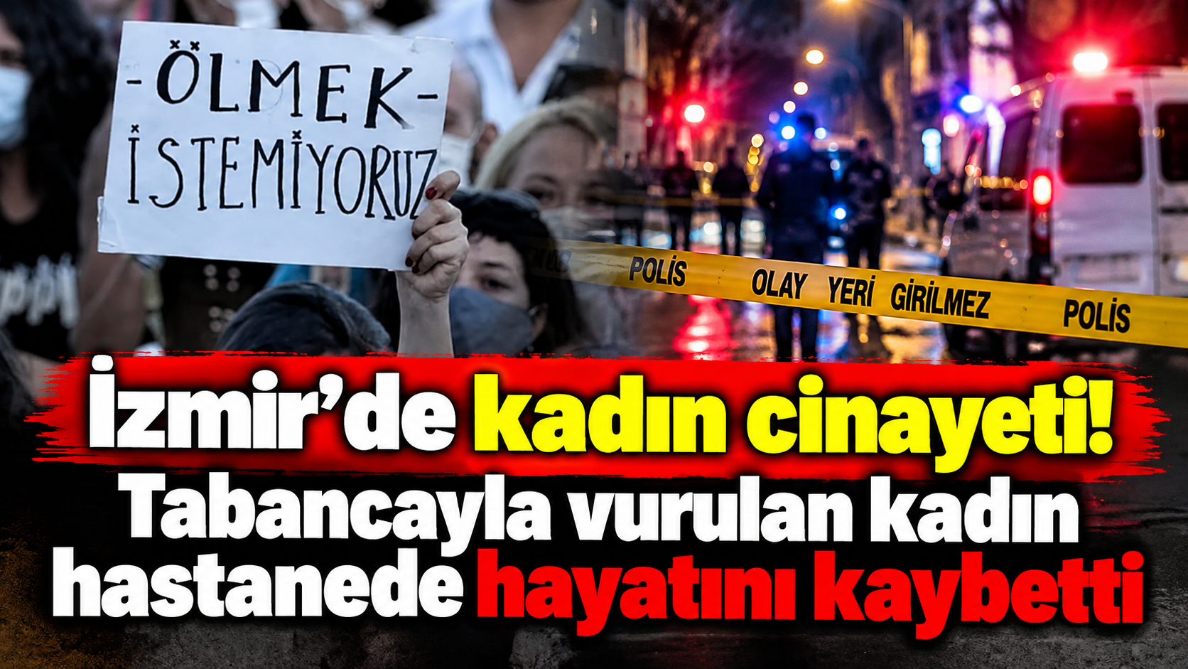İzmir'de kadın cinayeti! Tabancayla vurulan kadın hastanede hayatını kaybetti