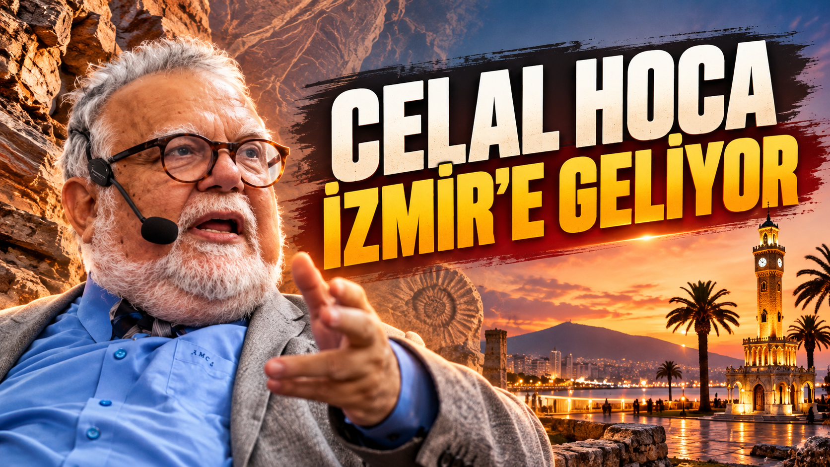 Celal Şengör Bornova'ya geliyor