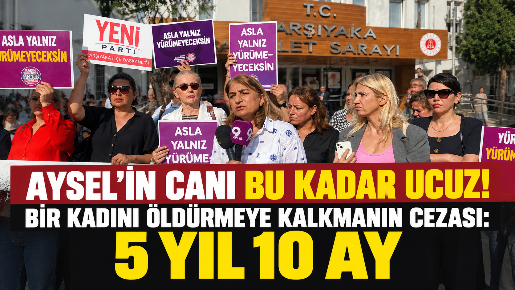 Bir kadını öldürmeye kalkmanın cezası: 5 yıl 10 ay
