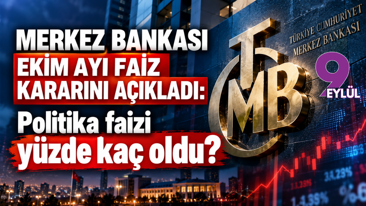 Merkez Bankası ekim ayı faiz kararını açıkladı: Politika faizi yüzde kaç oldu?