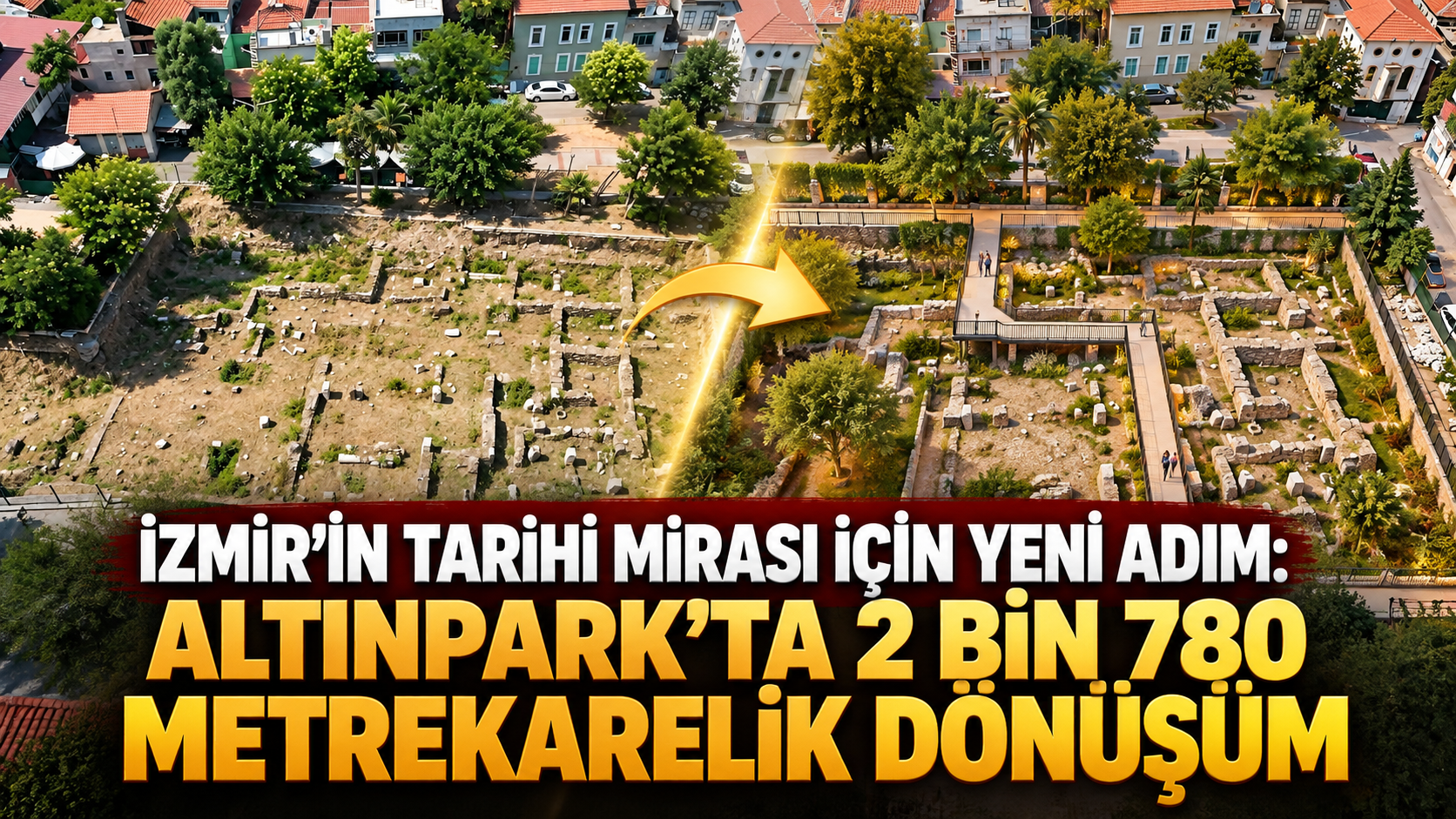 İzmir’in tarihi mirası için yeni adım: Altınpark’ta 2 bin 780 metrekarelik dönüşüm