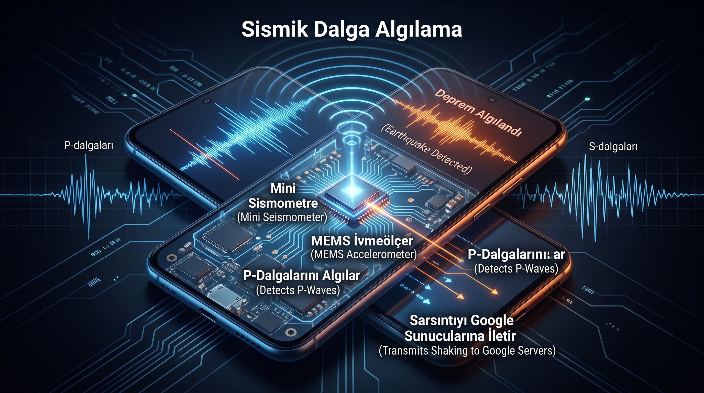 Cihazınızdaki Mini Sismometre Nasıl Çalışıyor