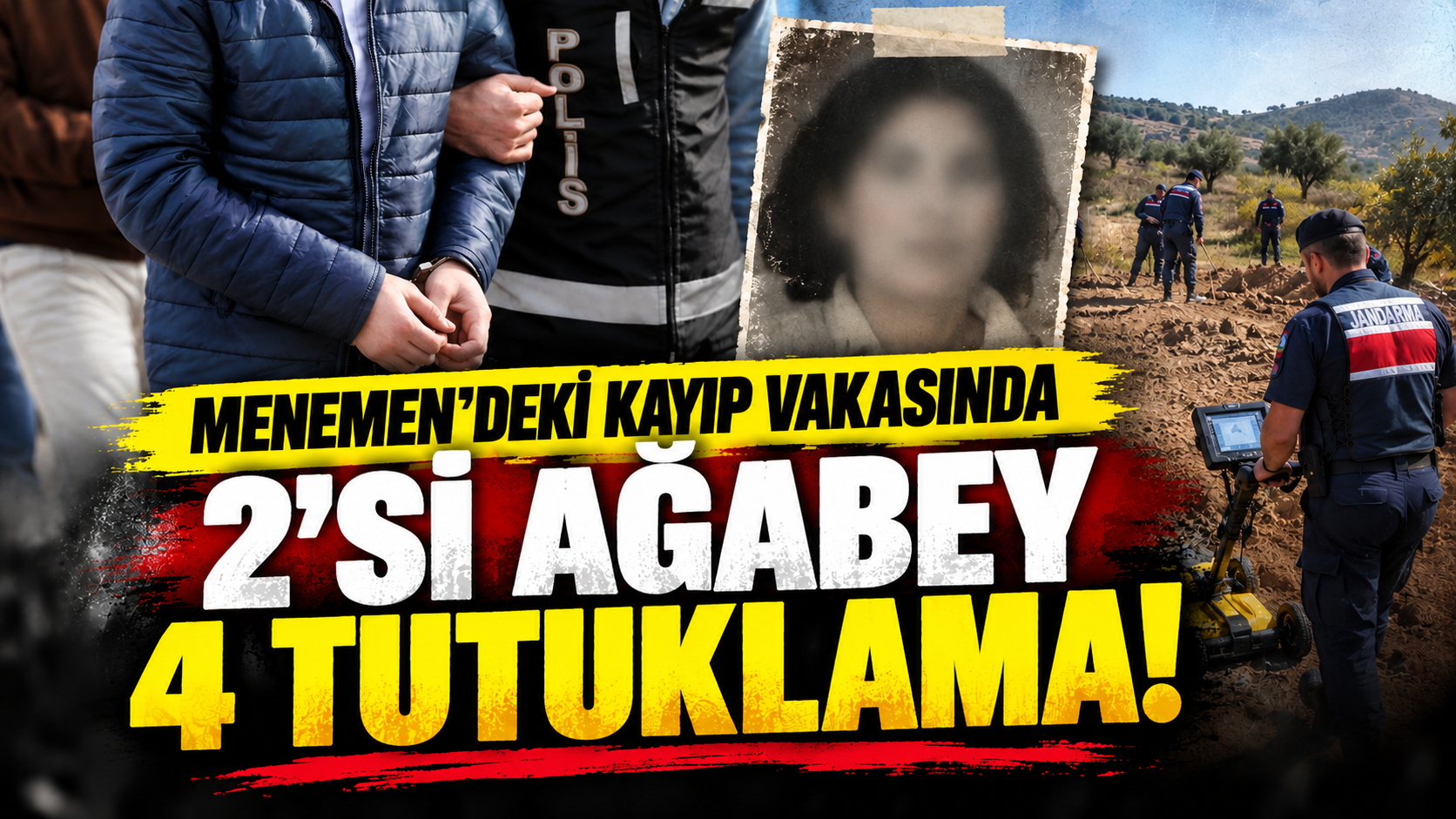 Menemen’deki Kayıp Vakasında 2’si Ağabey 4 Tutuklama!