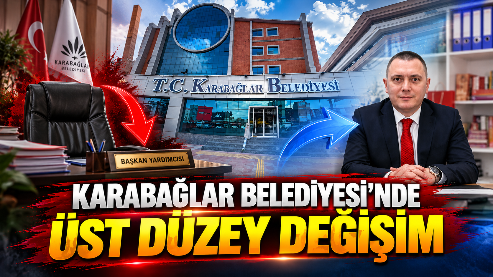 Karabağlar Belediyesi’nde Üst Düzey Değişim