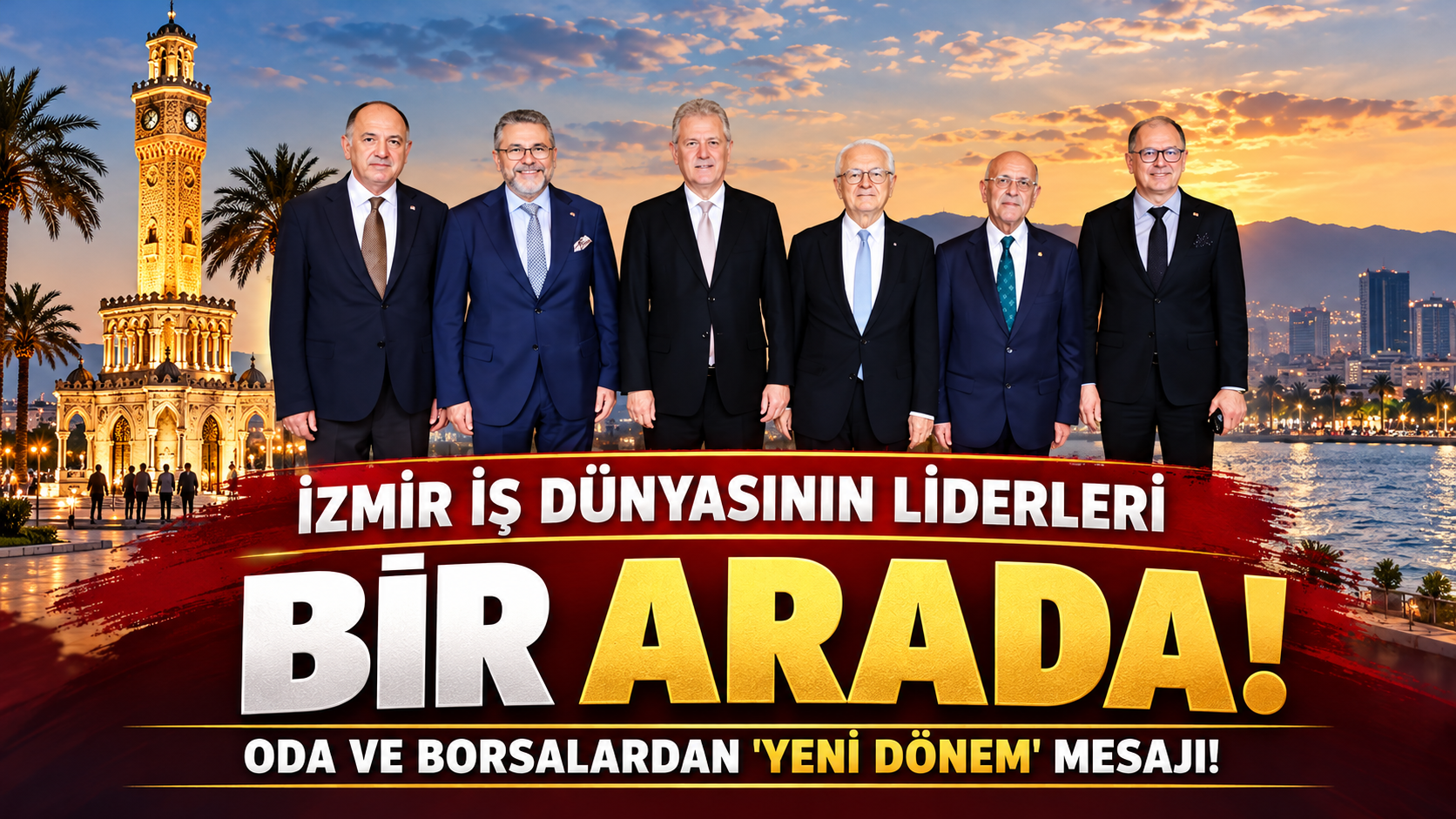 İzmir İş Dünyasının Liderleri Bir Arada: Oda ve Borsalardan 'Yeni Dönem' Mesajı!