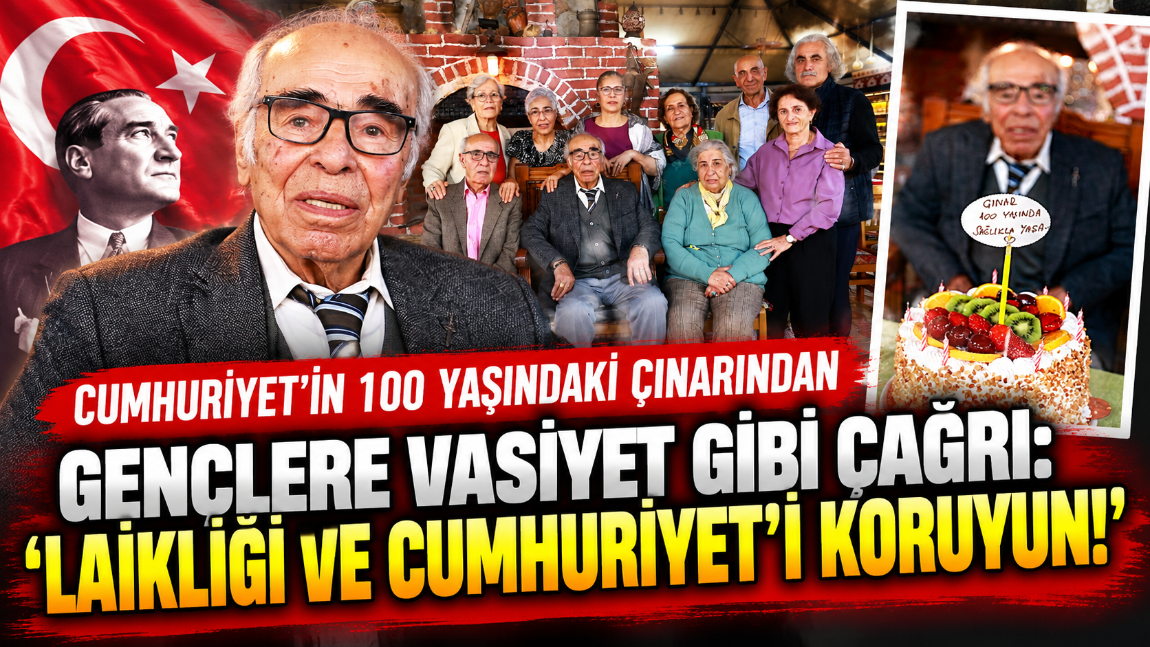 Cumhuriyet’in 100 Yaşındaki Çınarından Gençlere Vasiyet Gibi Çağrı