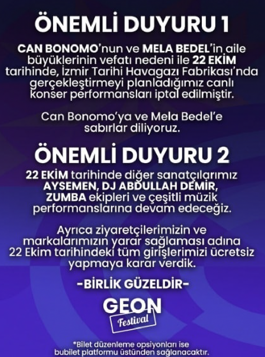 can Bonomo iptal 9 Eylül 1