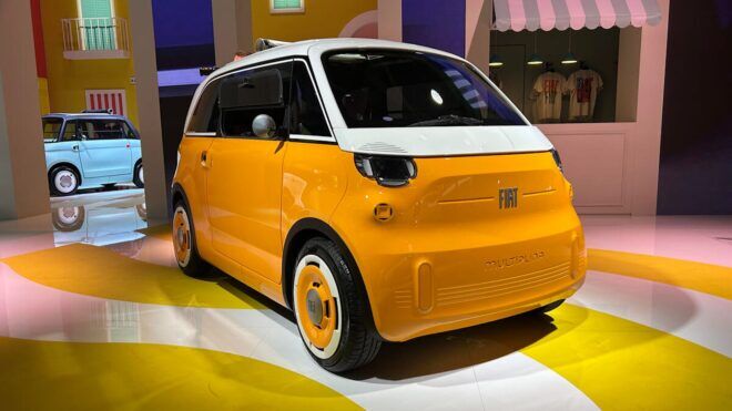 Elektrikli Fiat Multiplina Sarı Ve Beyaz Renkli