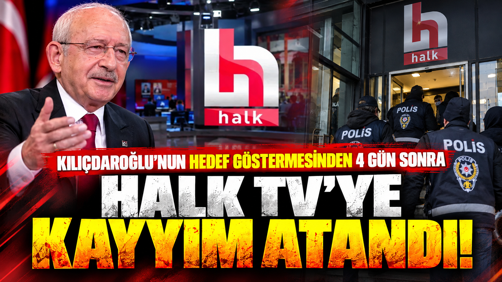 Kılıçdaroğlu'nun hedef göstermesinden 4 gün sonra Halk TV'ye kayyum atandı!