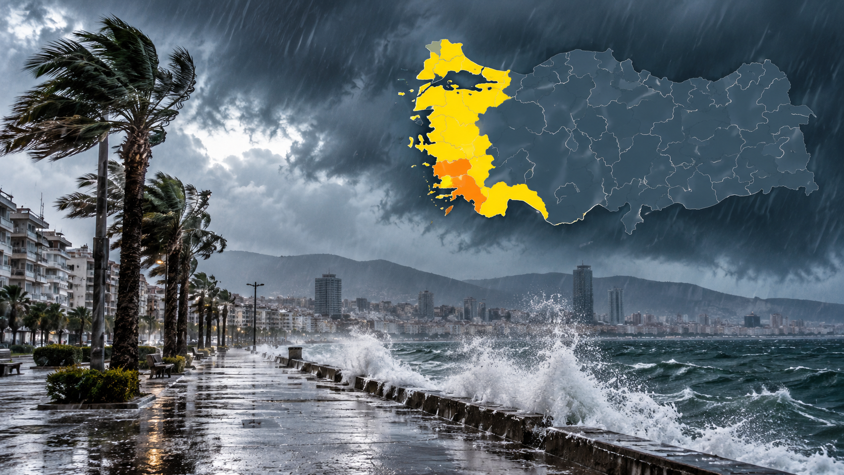 Meteoroloji’den İzmir’e sarı uyarı!