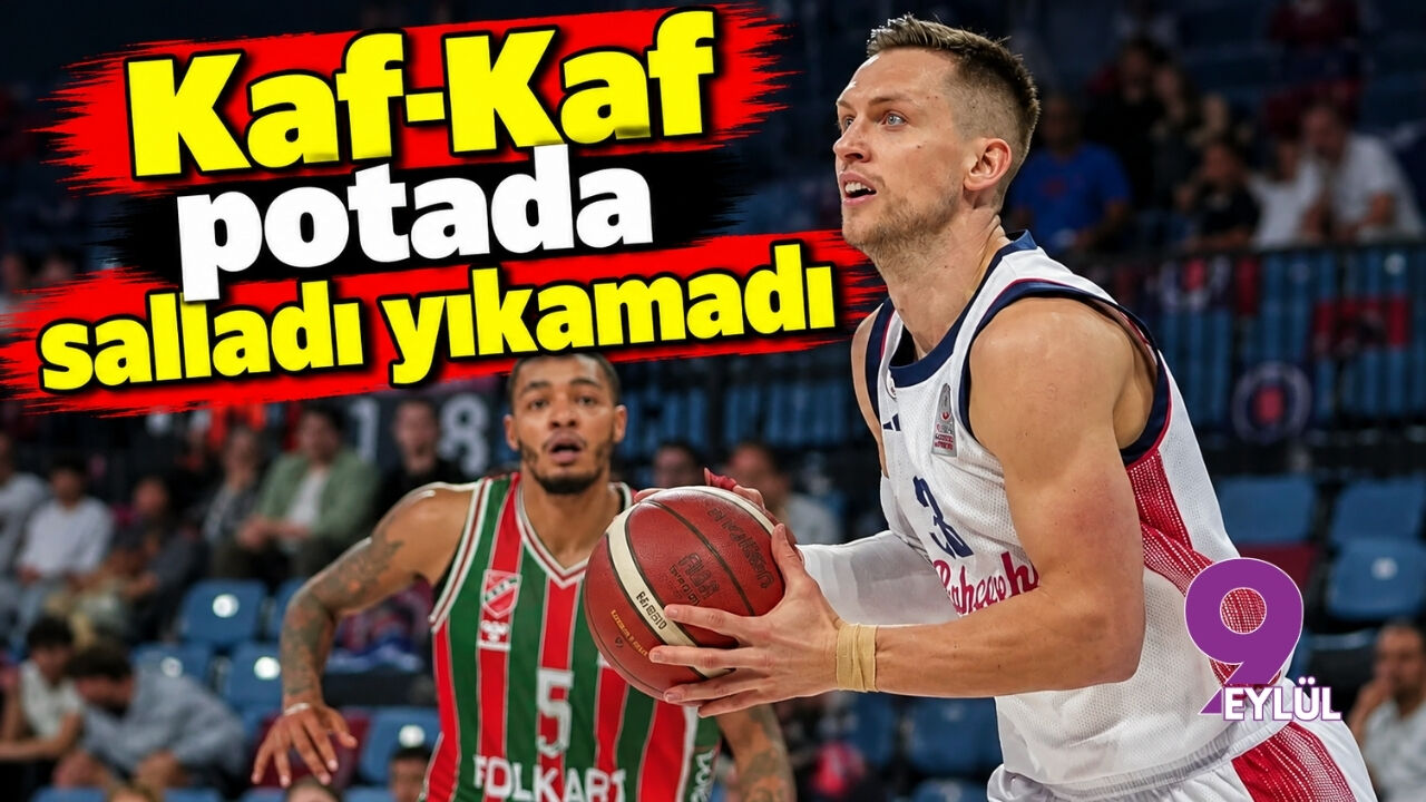 Karşıyaka potada salladı yıkamadı