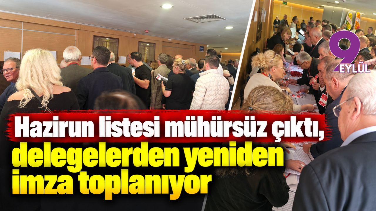 YENİ Parti İzmir Kongresi’nde kriz! Hazirun listesi mühürsüz çıktı, delegelerden yeniden imza toplanıyor