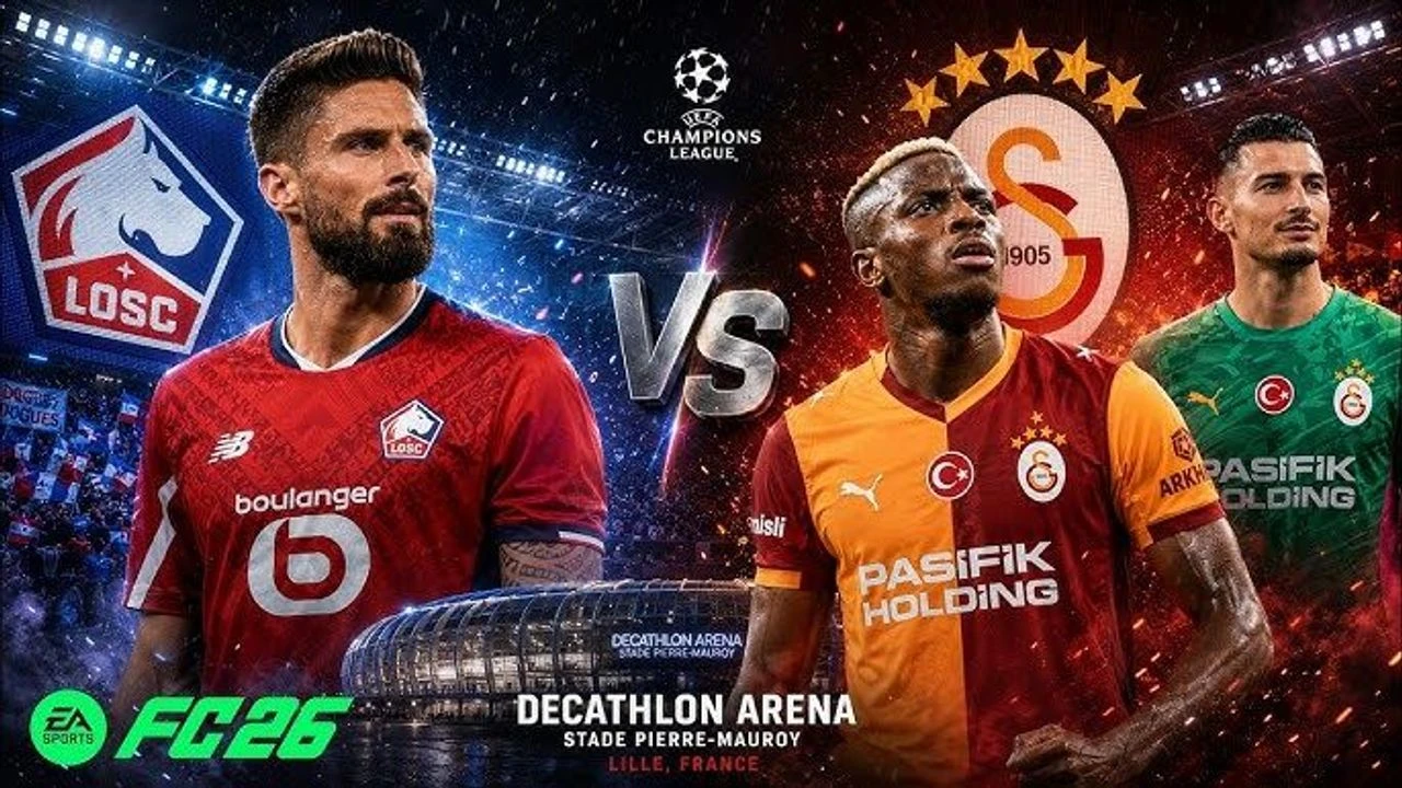 Galatasaray'ın Lille maçı ne zaman, hangi kanalda? İşte kader maçının 11'leri