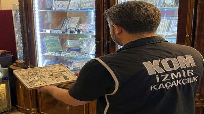 İzmir'de tarihi eser operasyonu!