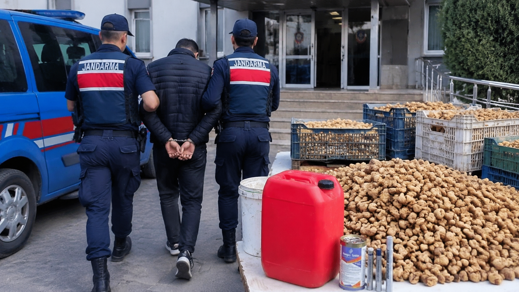 Pes artık! 3 ton inciri lavabo açıcıyla beyazlatmışlar!