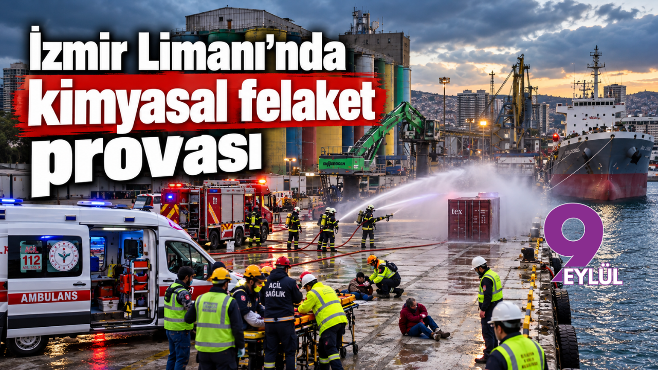 İzmir Limanı'nda kimyasal felaket provası