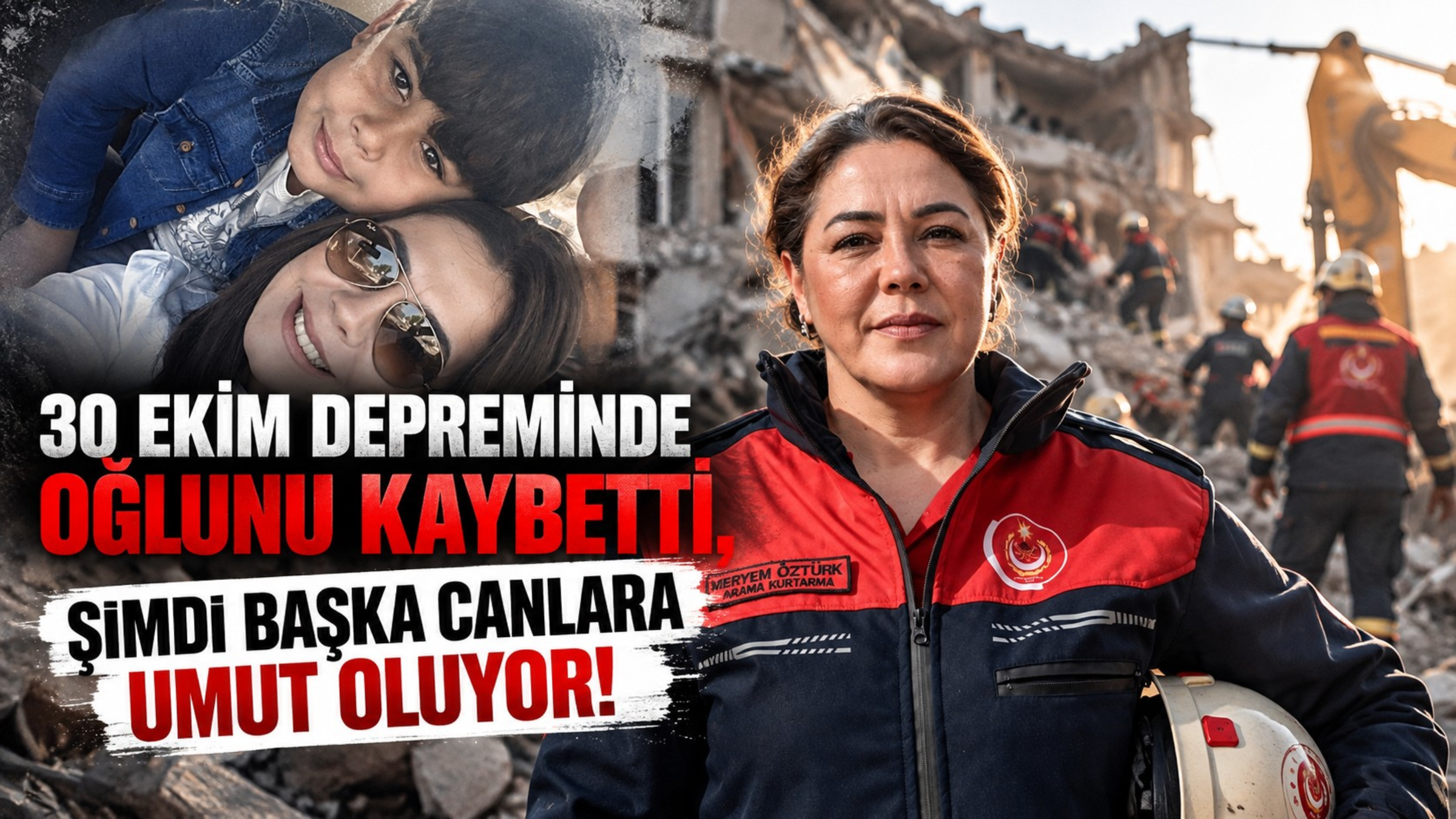 30 Ekim depreminde oğlunu kaybetti, şimdi başka canlara umut oluyor!