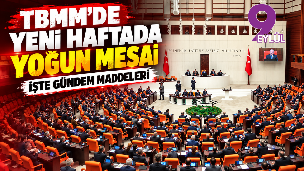 TBMM'de yeni haftada yoğun mesai: İşte gündem maddeleri