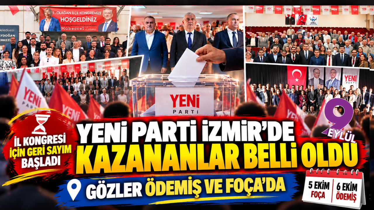 YENİ Parti’de 13 ilçede başkanlar belli oldu