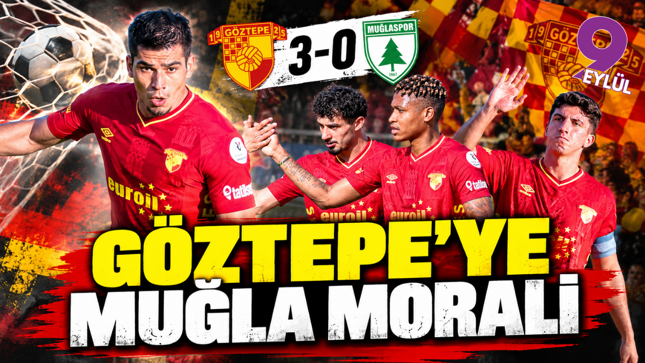 Göztepe’den üç gollü prova