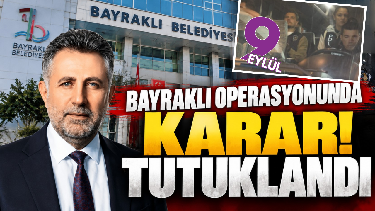 Bayraklı operasyonunda Serdar Sandal tutuklandı!