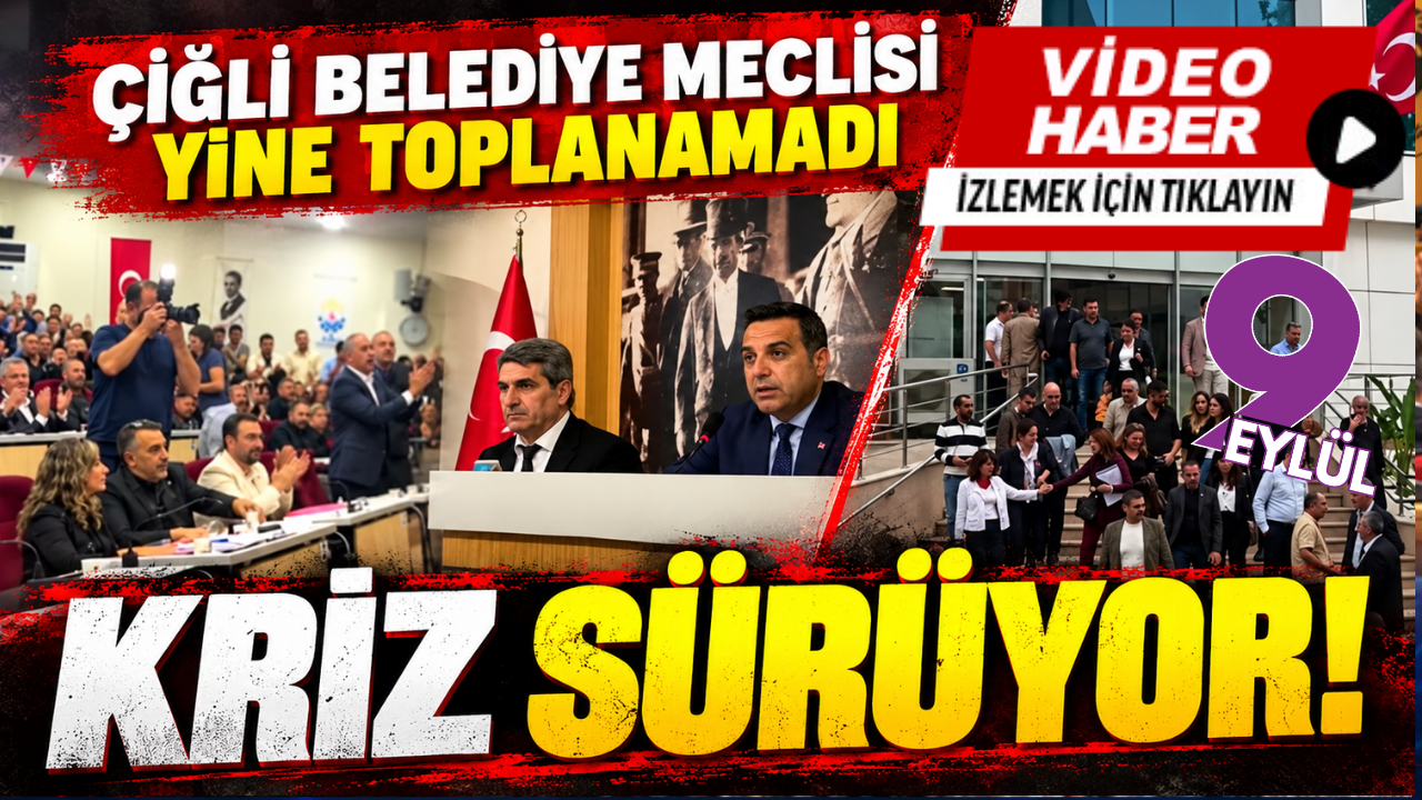 Çiğli Meclisi’nde çoğunluk krizi! Ekim ayı oturumu yine ertelendi