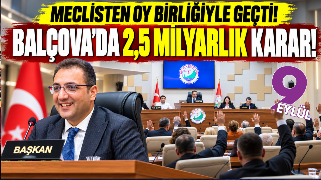 Balçova'nın 2,5 milyarlık bütçesine onay!