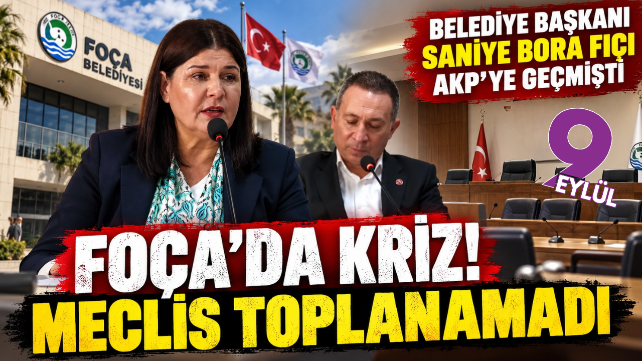 Foça'da siyasi kriz! Meclis toplanamadı