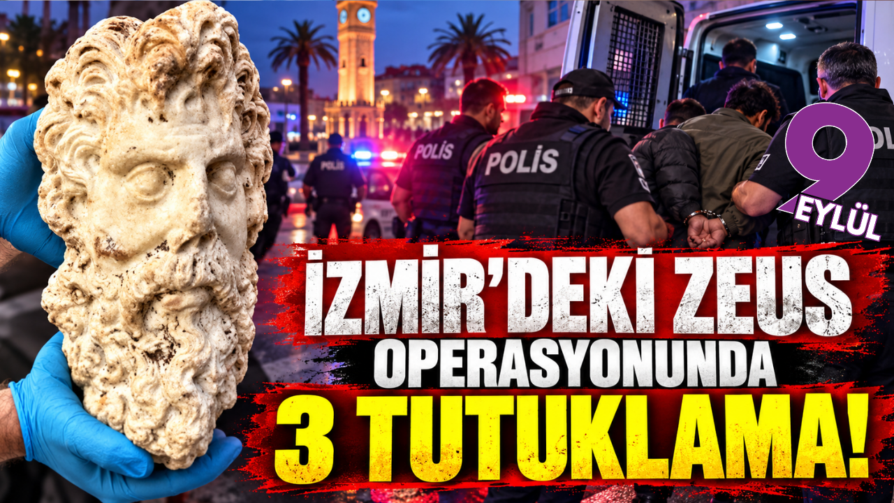 İzmir'deki Zeus operasyonunda 3 tutuklama!