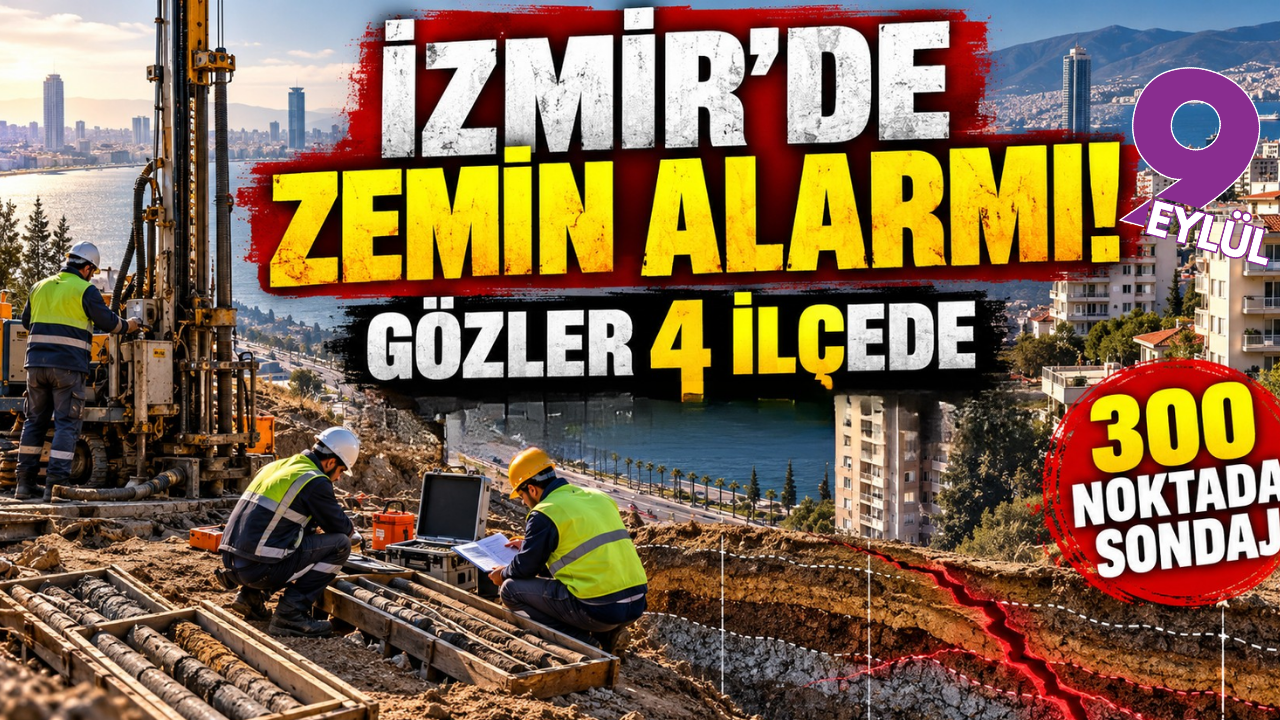 İzmir'de zemin alarmı! Gözler 4 ilçede