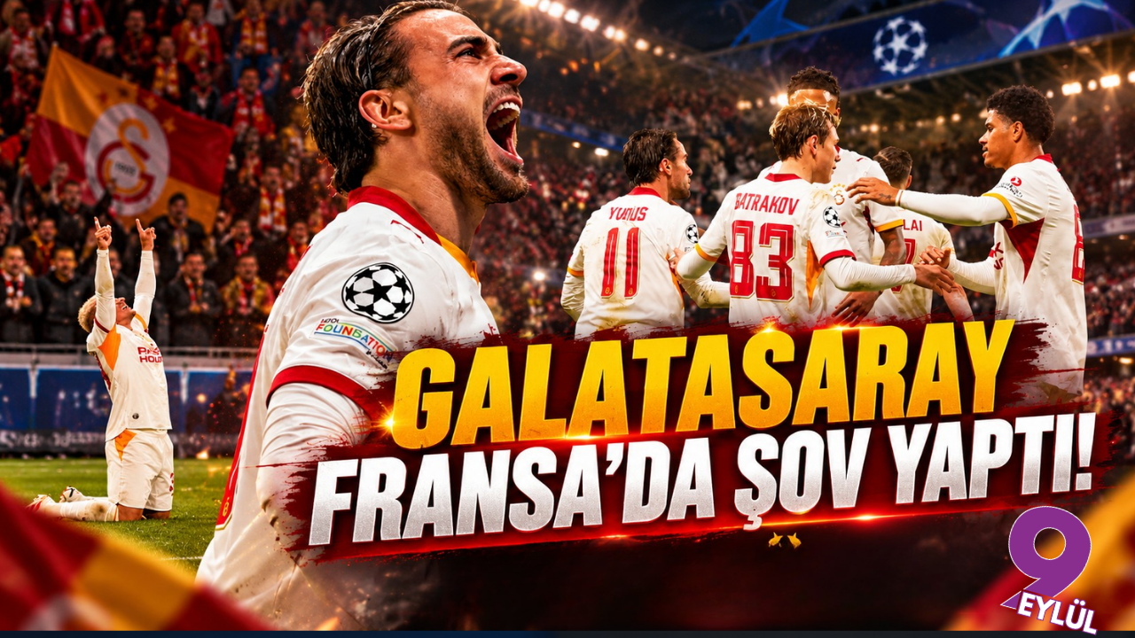 Galatasaray Fransa'da şov yaptı!
