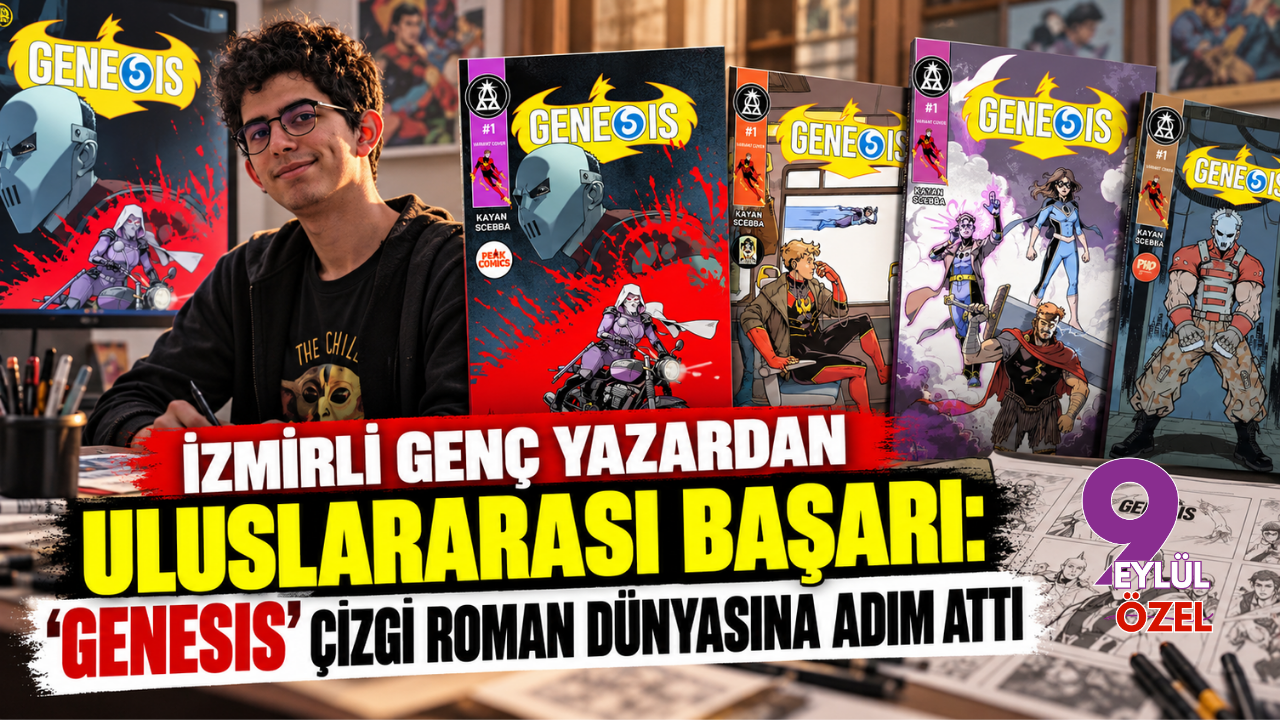İzmirli Genç Yazardan Uluslararası Başarı: "Genesıs" Çizgi Roman Dünyasına Adım Attı