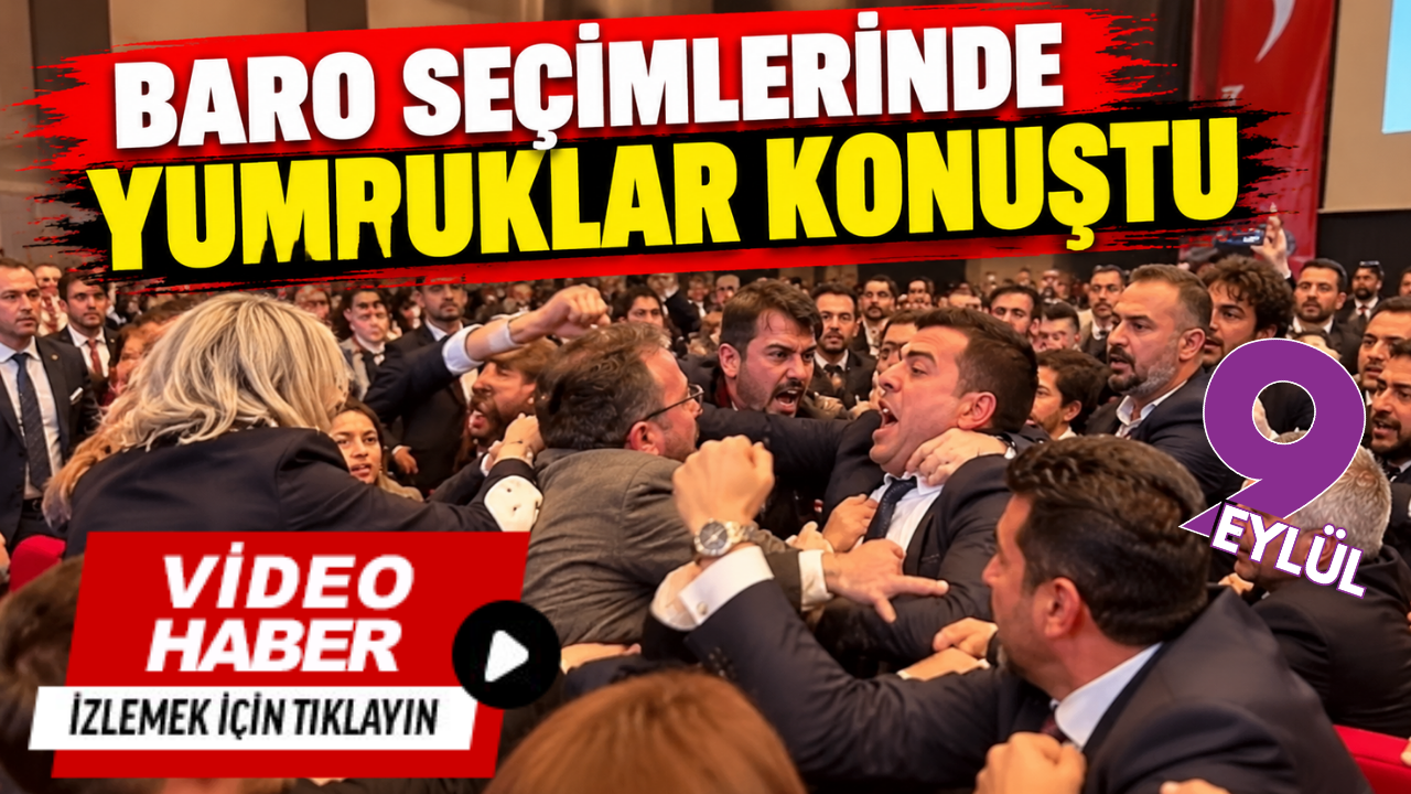 Barosu seçiminde yumruklu kavga!