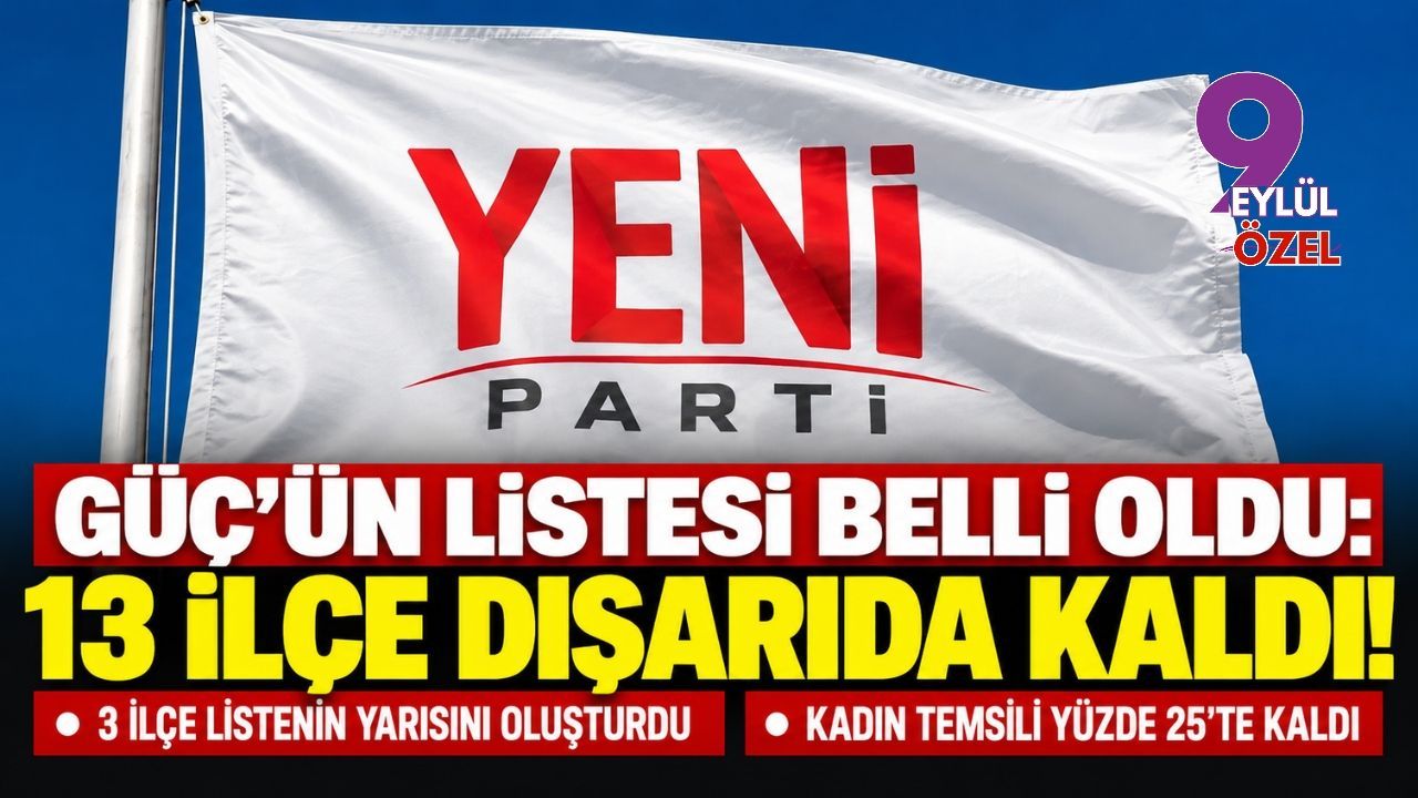 Güç’ün listesi belli oldu: 13 ilçe dışarıda kaldı!