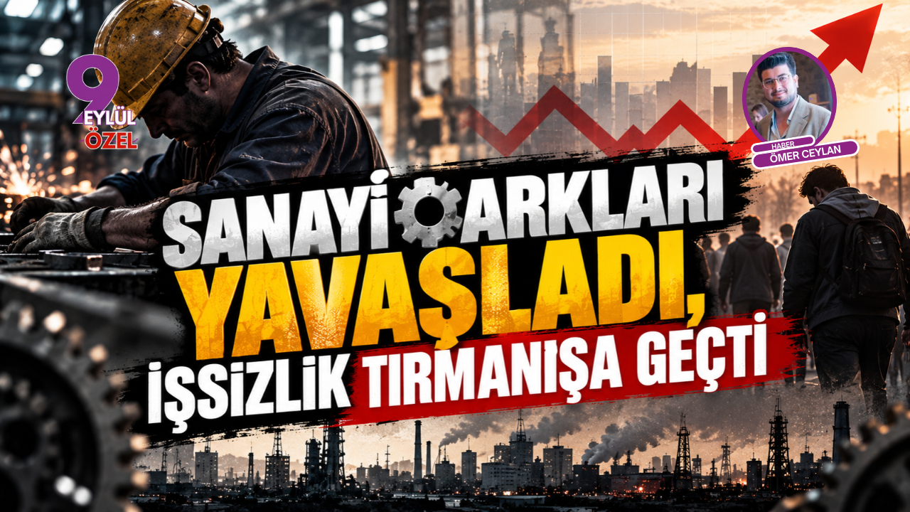 Sanayi Çarkları Yavaşladı, İşsizlik Tırmanışa Geçti