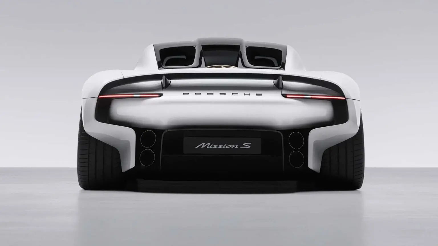 Porsche Mission S Arkadan Görünüşü