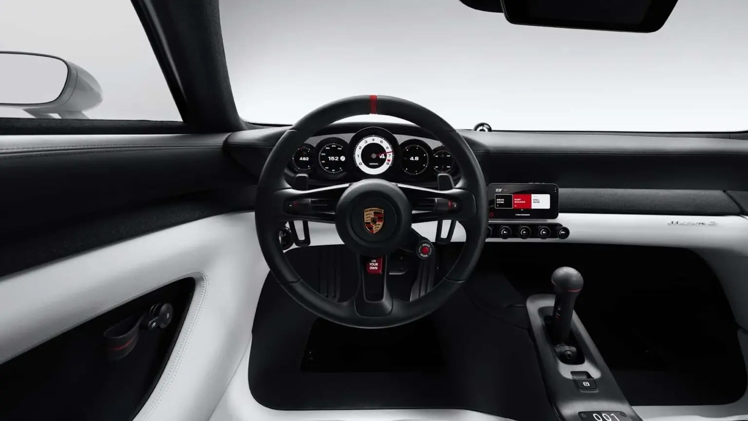 Porsche Mission S Direksiyon Ve Gösterge Tarafı