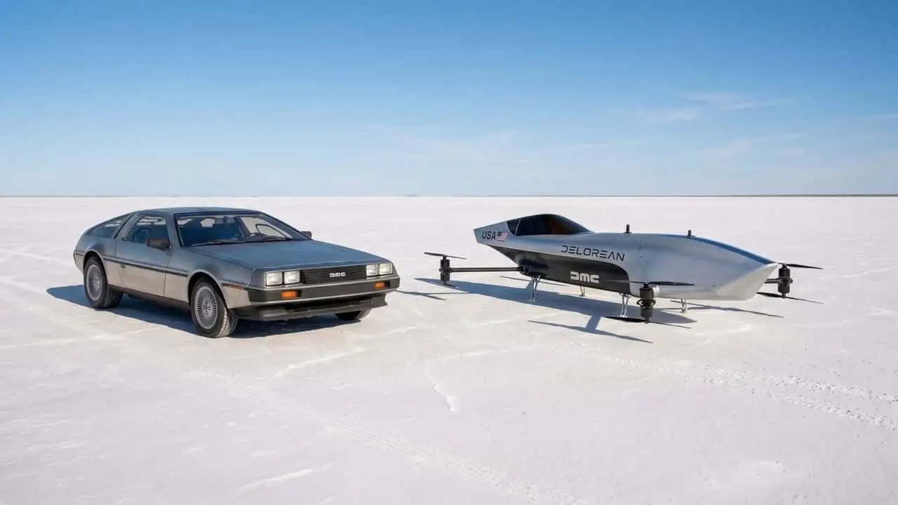 Geleceğe Dönüş’ün İkonu DeLorean Uçan Arabayla Yarışacak