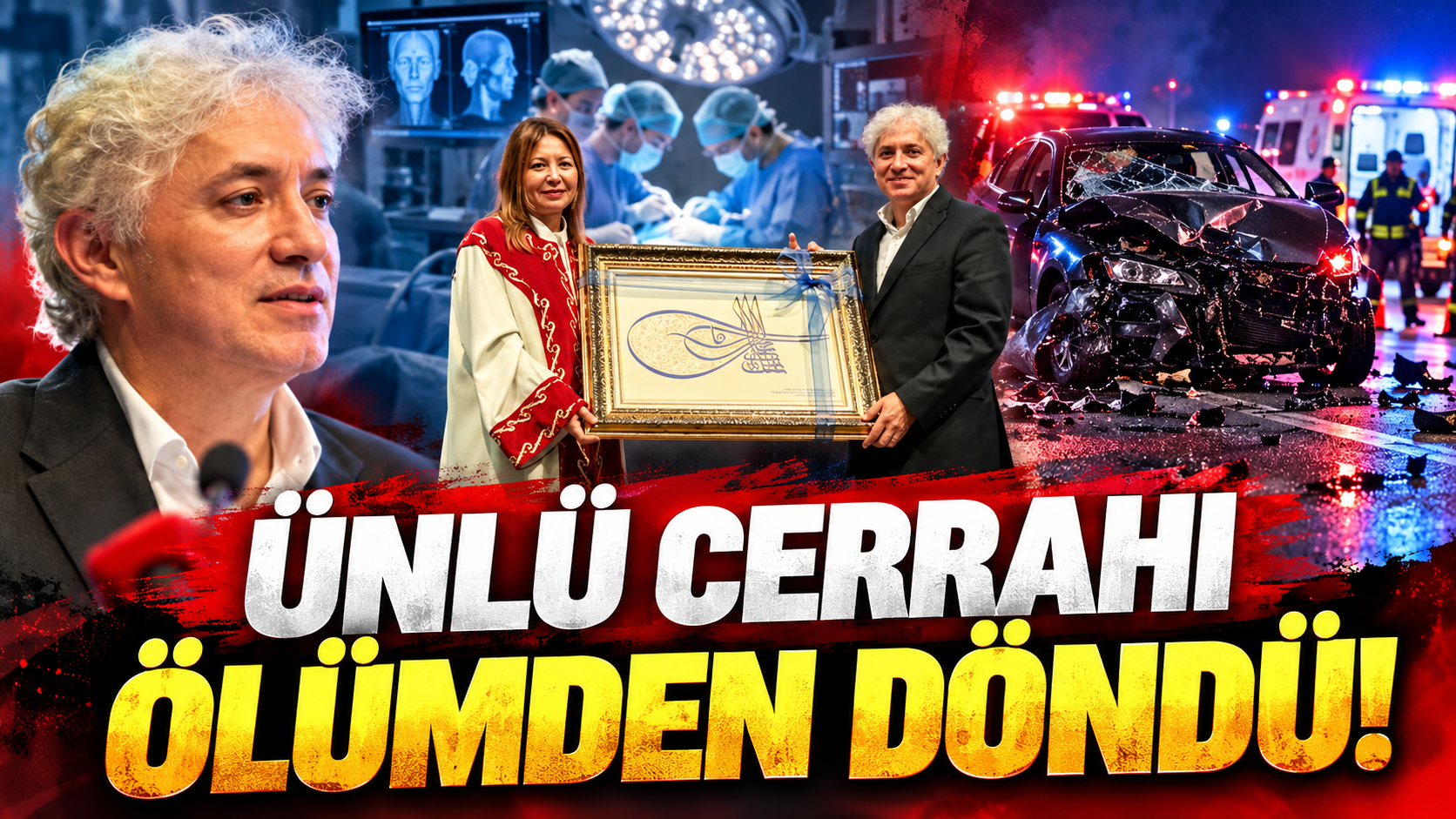 Ünlü cerrah ölümden döndü!