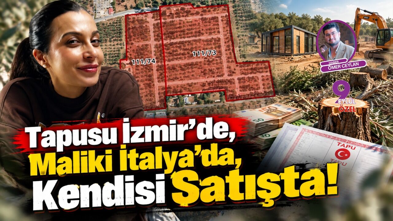 Tapusu İzmir’de, Maliki İtalya’da, Kendisi Satışta!