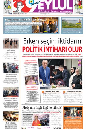 04.04.2024 Gazete 9 Eylül Manşeti