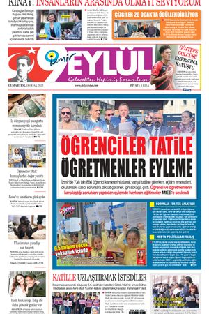 18.01.2025 Gazete 9 Eylül Manşeti