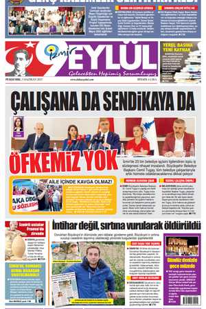 5.06.2025 Gazete 9 Eylül Manşeti