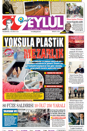 16.06.2025 Gazete 9 Eylül Manşeti