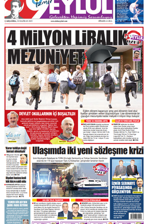 18.06.2025 Gazete 9 Eylül Manşeti