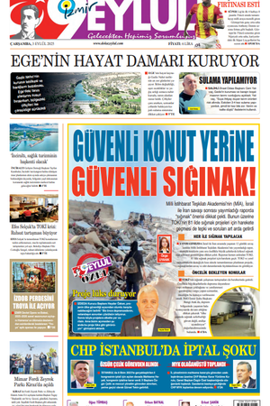3.09.2025 Gazete 9 Eylül Manşeti