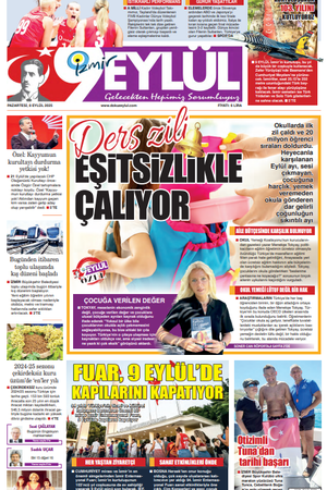 08.09.2025 Gazete 9 Eylül Manşeti