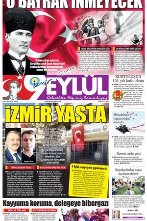 09.09.2025 Gazete 9 Eylül Manşeti